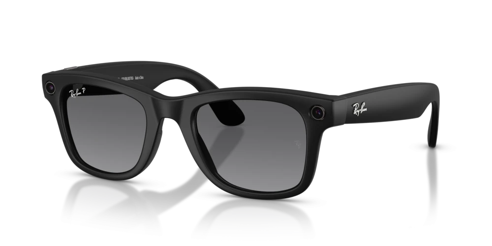 Ray-Ban Meta Wayfarer Smart Glasses Nero Opaco