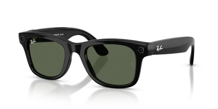 Ray-Ban Meta Wayfarer Nero Lenti Trasparenti
